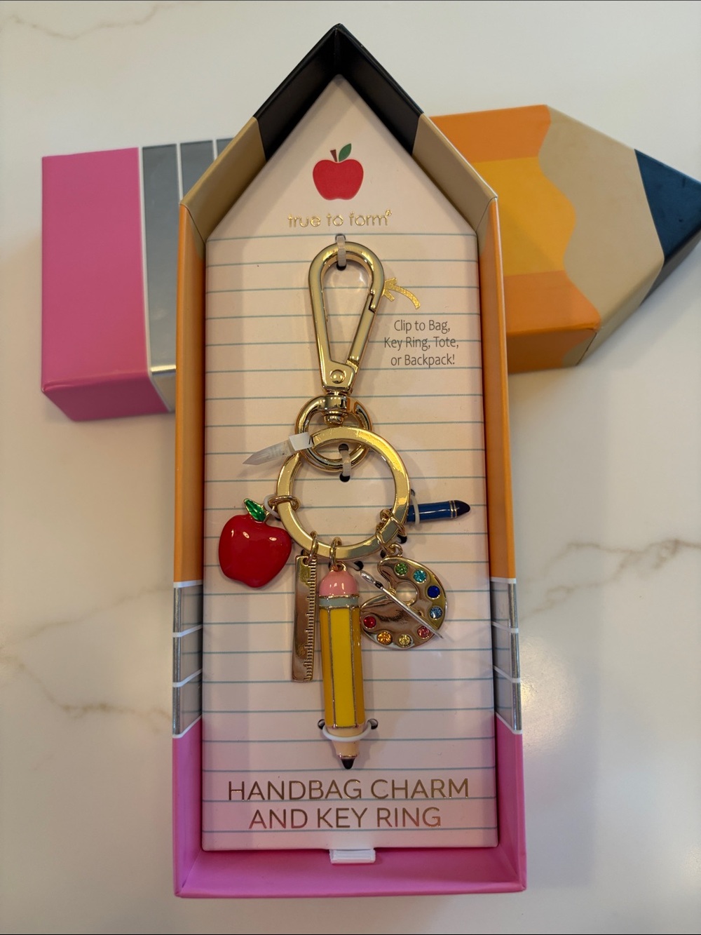 True to Form Teacher Key Chain